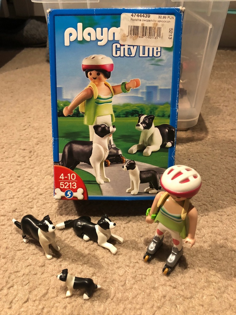 Playmobil border cheap collie family