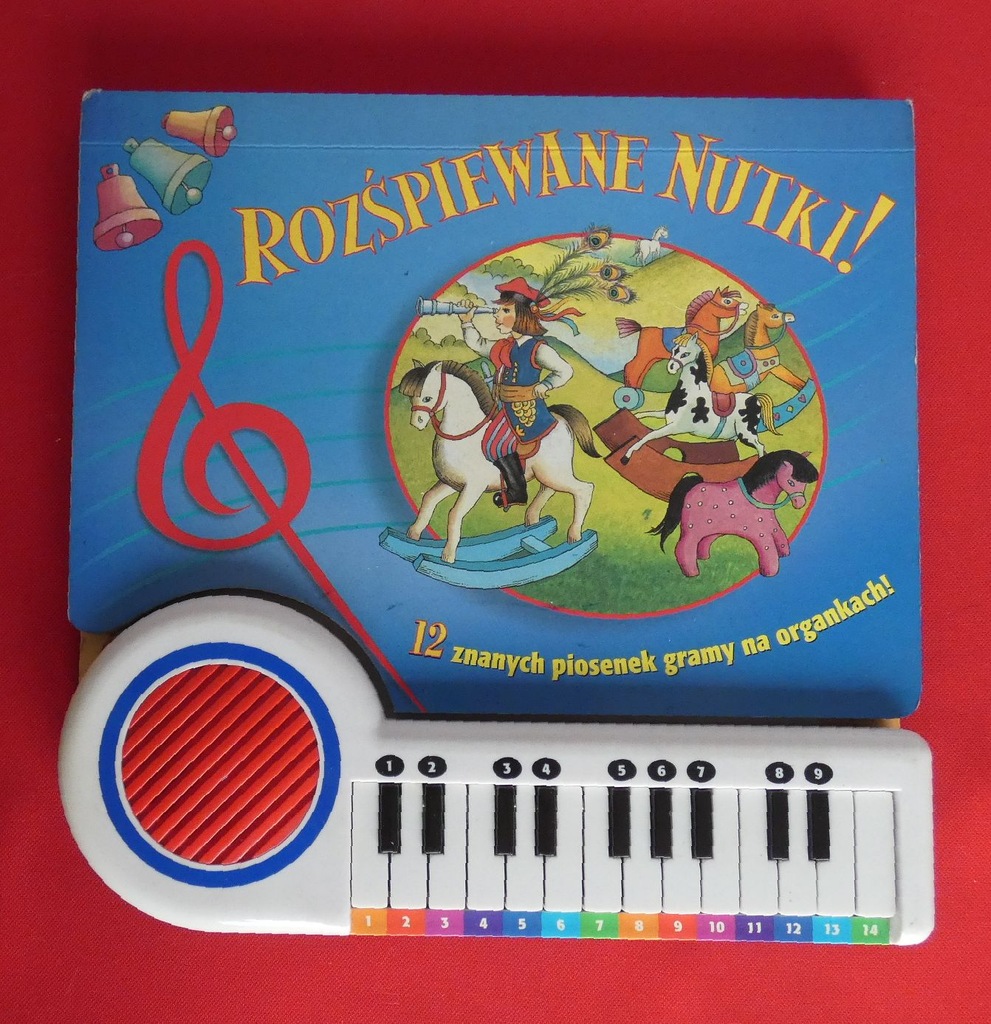 Ksiązka "Rozśpiewane nutki" z organkami