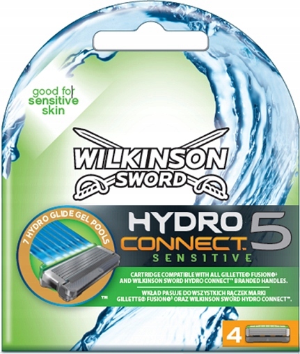 WILKINSON HYDRO 5 CONNECT SENSITIVE WKŁADY 4 SZT