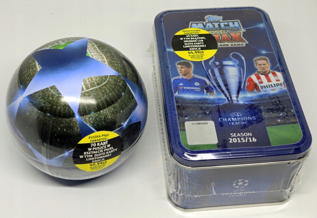 DWIE Puszki KULA i DUŻA Champions League 2015/16