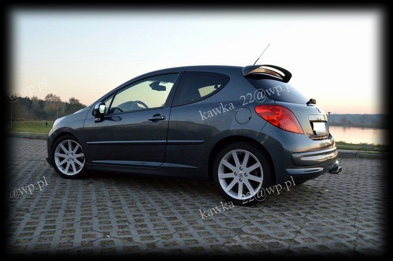 Спойлер peugeot 207