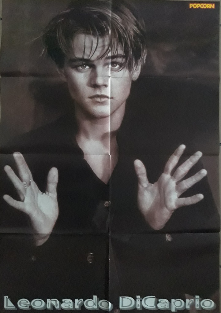 Mega Plakat Leonardo Di Caprio i Just 5 Popcorn