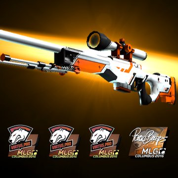 AWP ASIIMOV FT 3/5 UNIKAT NAKLEJKI HOLOGRAMOWE VP