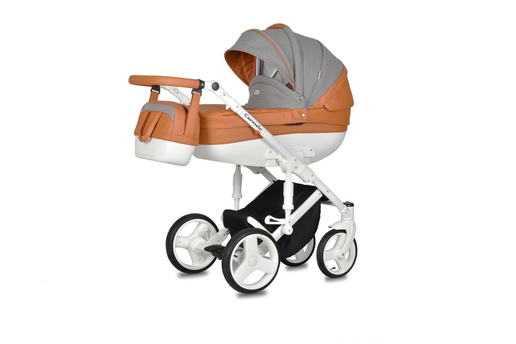 WÓZKI DZIECIĘCE QUALI PRAMS CARMELO 3w1 rudy