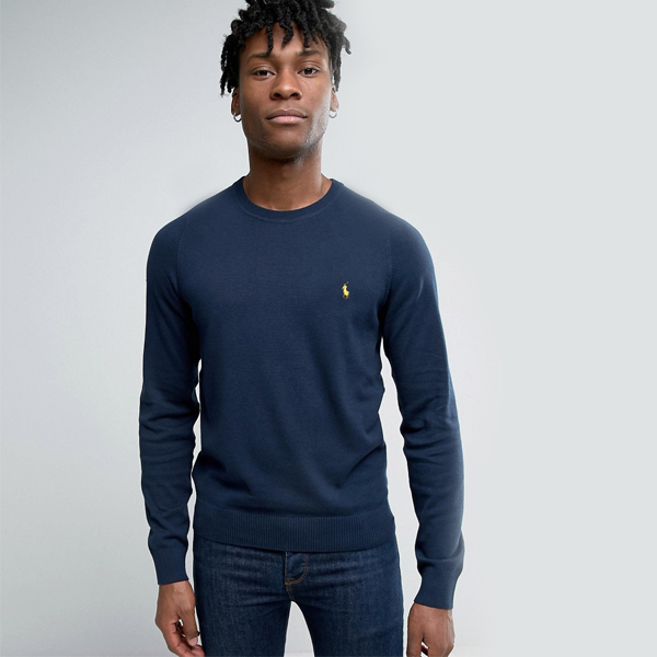 Ralph Lauren Sweter Rozmiar S Granatowy -50% PROMO