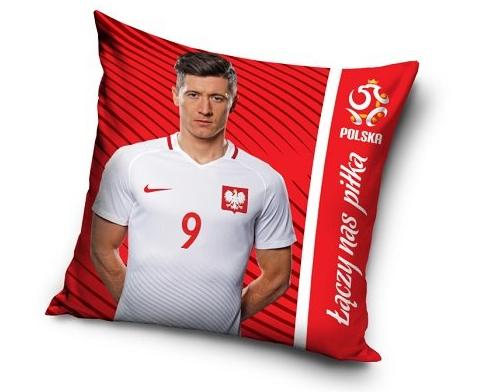 PODUSZKA jasiek 40x40 ROBERT LEWANDOWSKI 3D PZPN