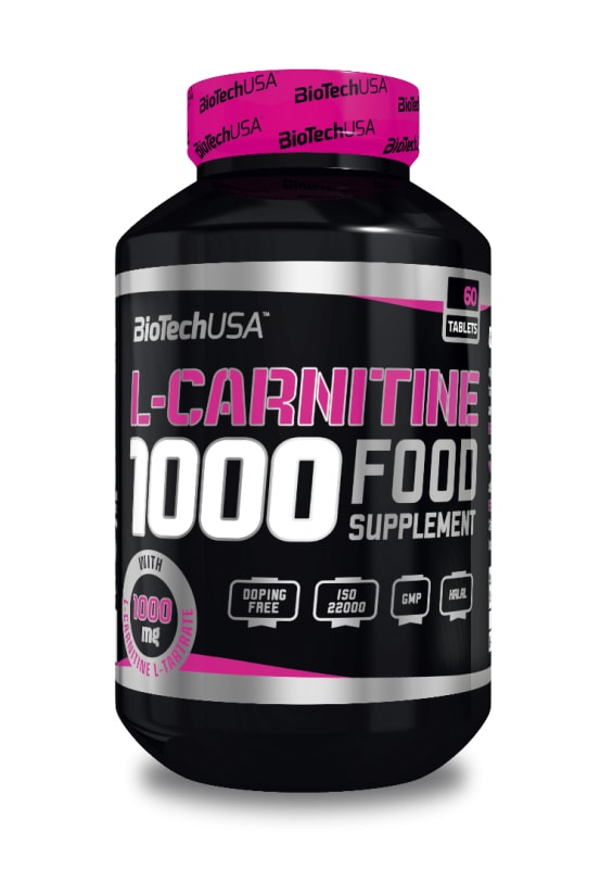 BIOTECH L-Carnitine 1000 mg 60 tabl. SPALACZ 
