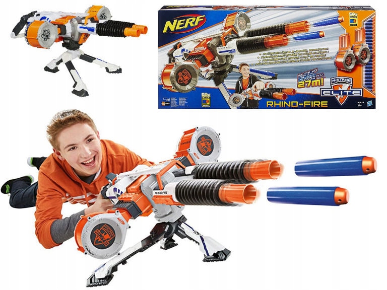 NERF Elite N-Strike Mega WYRZUTNIA RHINO-FIRE 27m