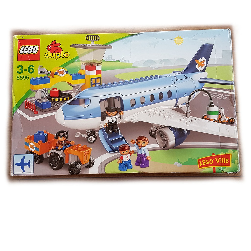 Lego Duplo 5595 lotnisko samolot pasa erski 7291722884 oficjalne archiwum Allegro