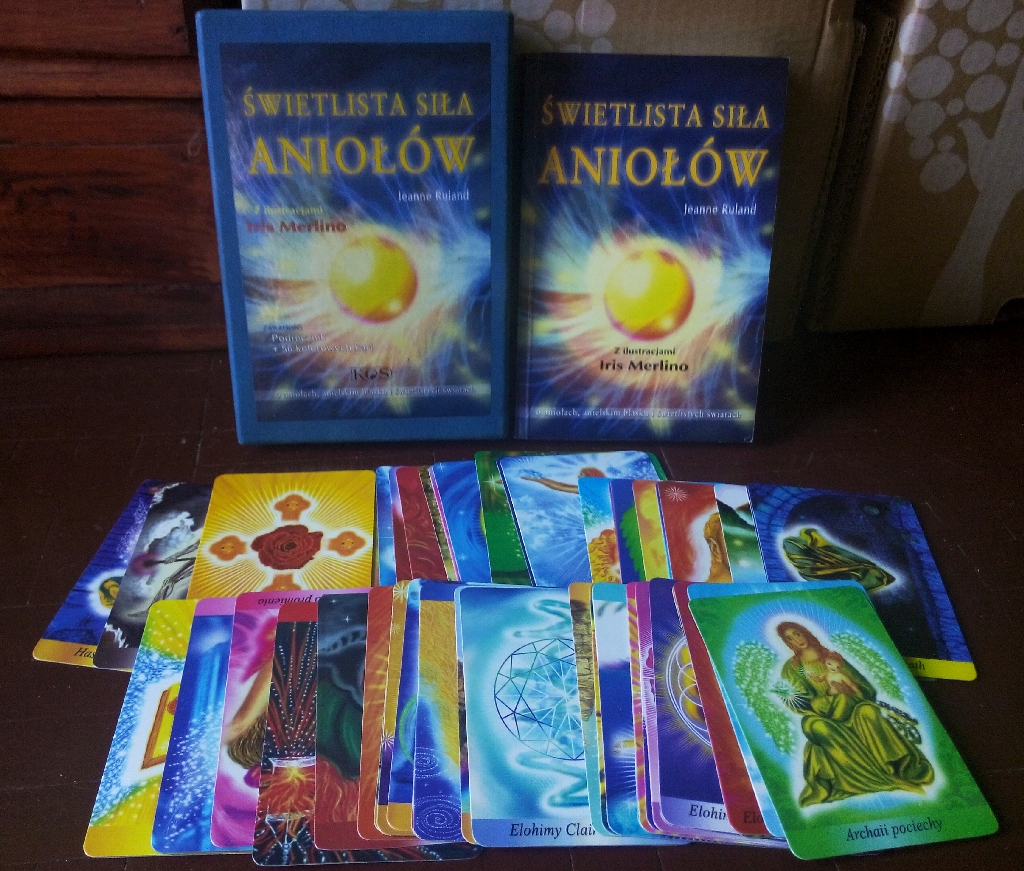 Świetlista Siła Aniołów Książka i karty STAN DOBRY