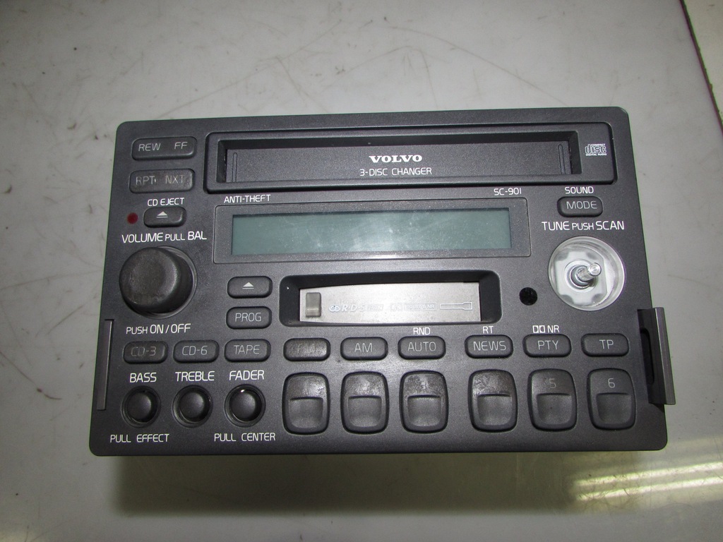 RADIO VOLVO SC-901 S60 C70 V70 KOD - 7186941787 - oficjalne archiwum