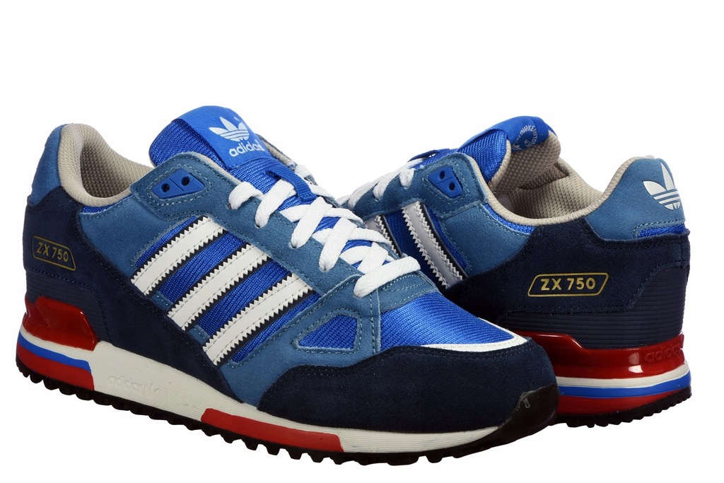 Buty Męskie Adidas ZX 750 G96718 Niebieskie r. 47