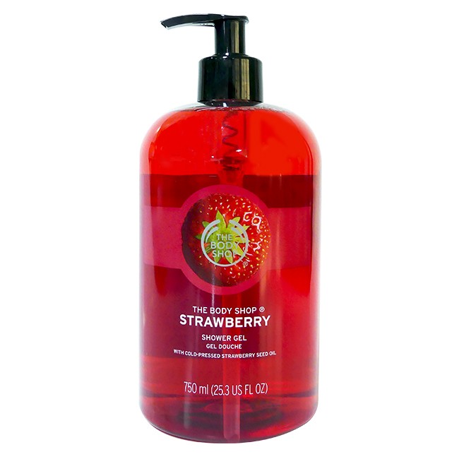 THE BODY SHOP żel pod prysznic TRUSKAWKA 750 ml