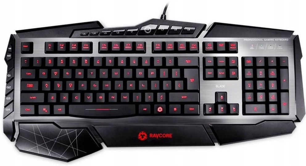 Gaming Klawiatura RAVCORE BLADE USB Podświetlana