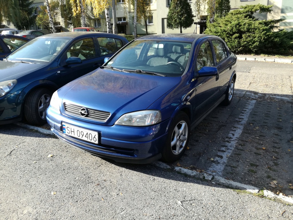 Opel Astra G rejestracja 2002