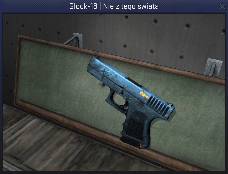 GLOCK-18 NIE Z TEGO ŚWIATA OFF WORLD CS GO skin