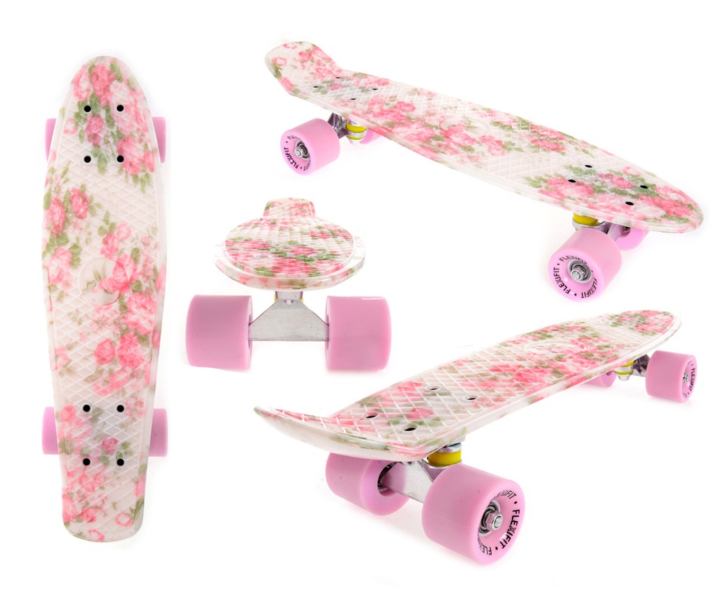 FISHBOARD FISZKA DESKOROLKA DESKA 56 CM RÓŻA F6