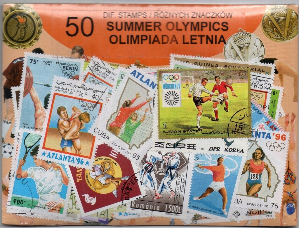 Купить Пакет из 50 почтовых марок - ЛЕТНИЕ ОЛИМПИАДЫ: отзывы, фото, характеристики в интерне-магазине Aredi.ru