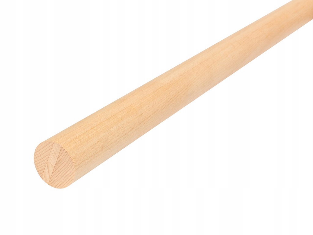 Poręcz drewniana jesion fi 42 mm surowa 300 cm