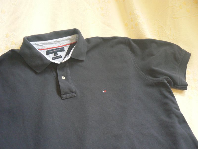 tommy hilfiger polo 40's two ply cotton slim fit