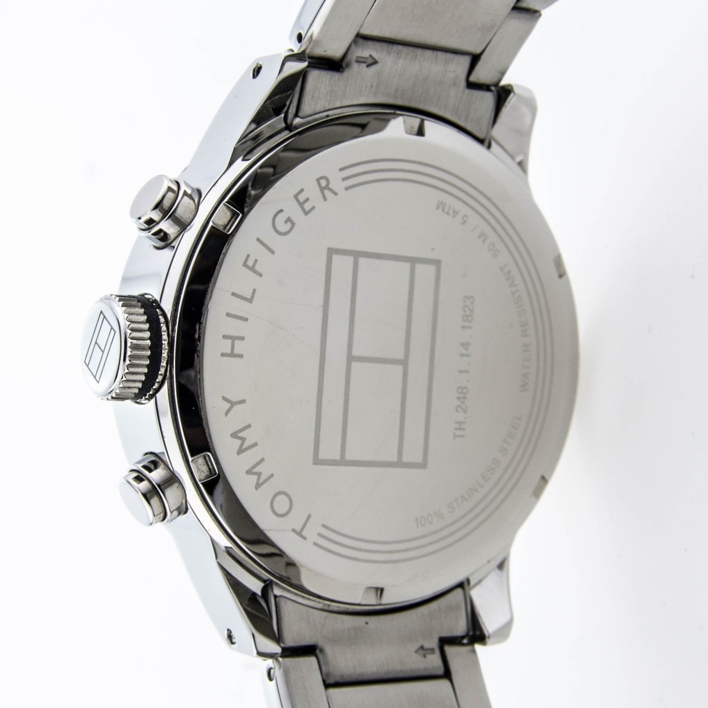 tommy hilfiger men's 1791141 cool sport analog display quartz silver watch