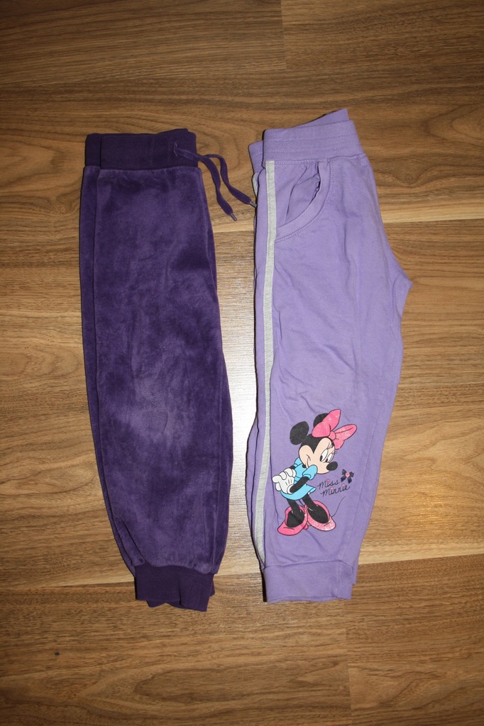 Spodnie dresowe 2 szt. zestaw Disney r.104