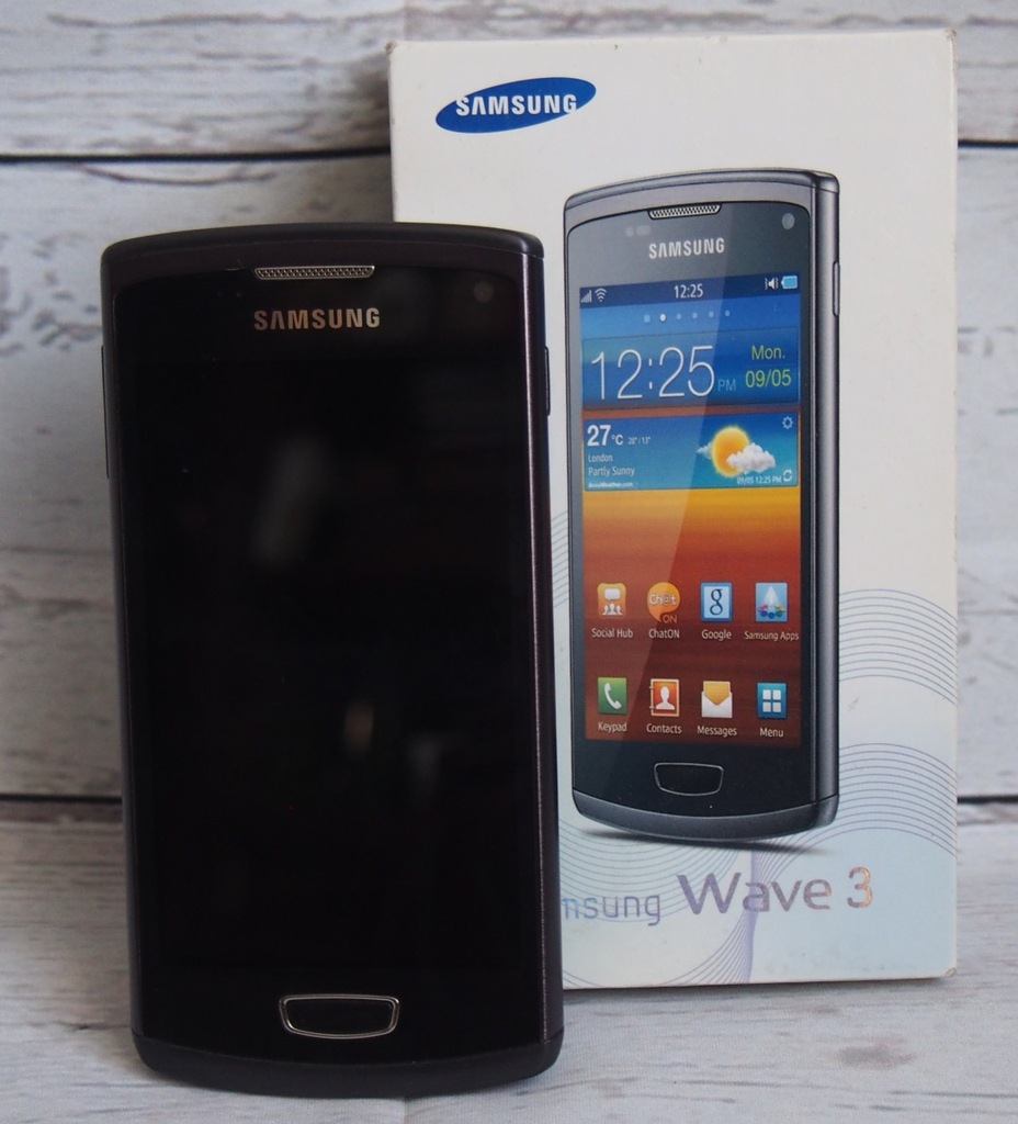 SAMSUNG WAVE 3 GT-S8600 metalowy