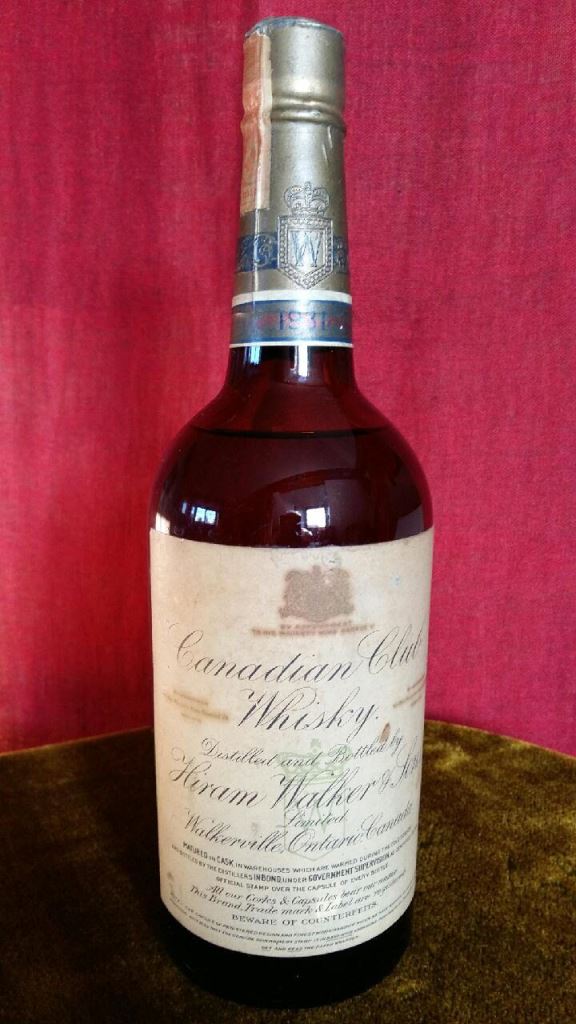Whisky Canadian Club 1931