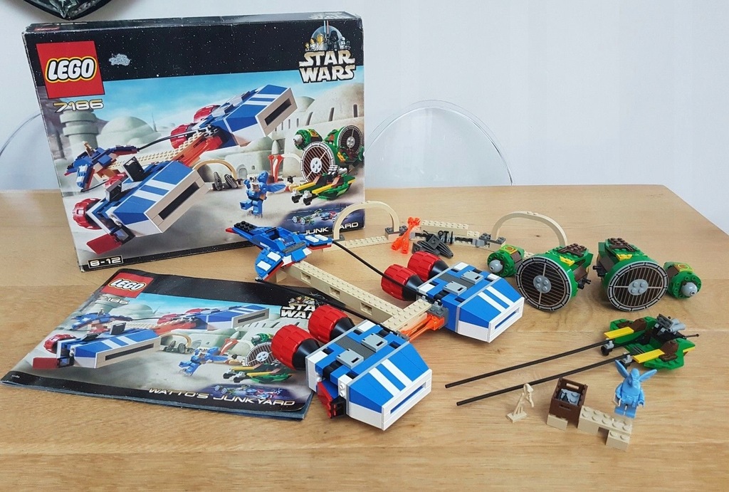 LEGO Star Wars 7186 Watto's Junkyard 100% pudełko, - - oficjalne archiwum Allegro