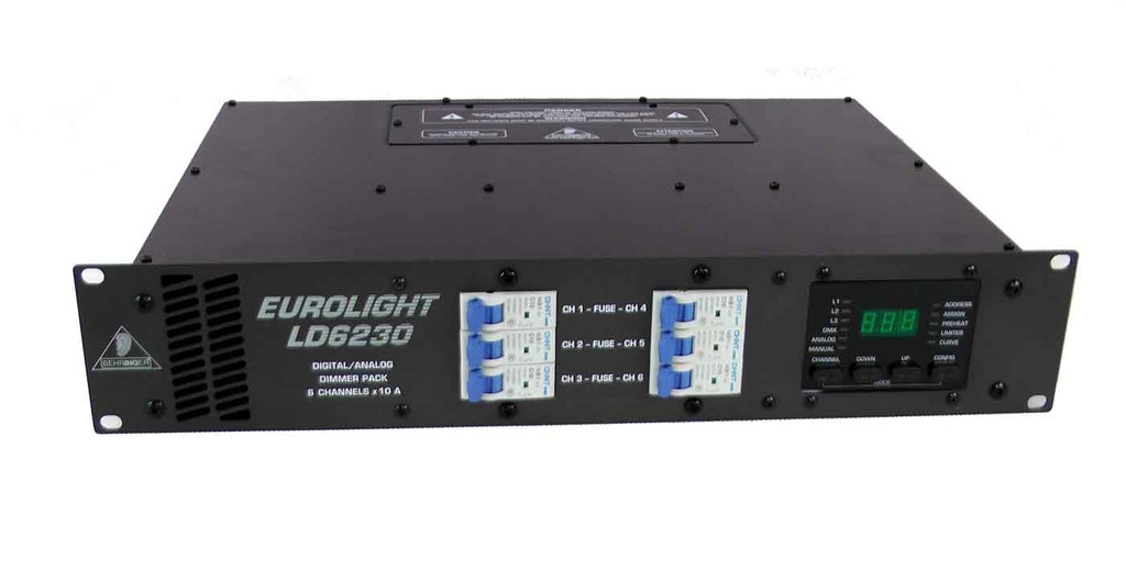 Behringer Eurolight LD6230 Dimmer panel 6 kanałowy