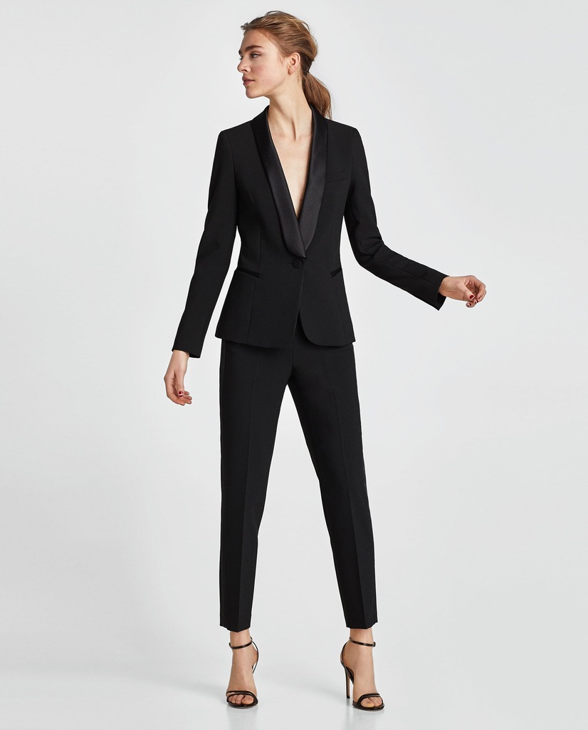 Luksusowy Garnitur Smokingowy - ZARA S