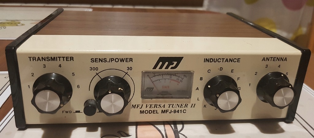 mfj-941c versa tuner ii skrzynka antenowa