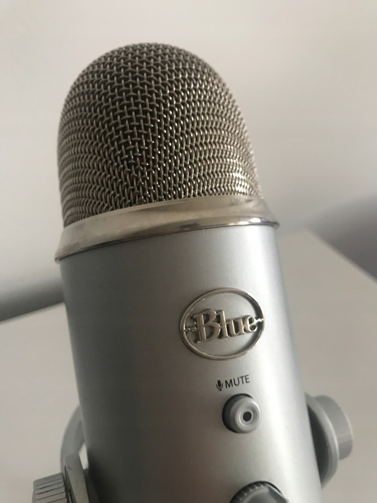 Mikrofon pojemnościowy BLUE YETI + filtr POP