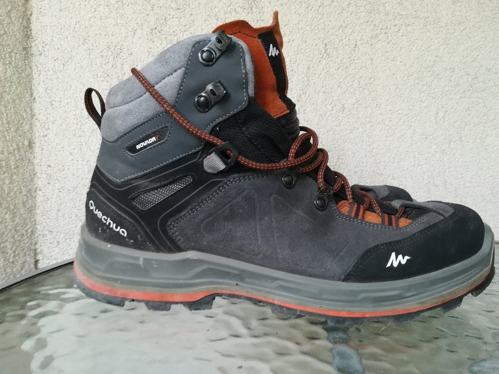 BUTY TREKKINGOWE WYSOKIE TREK 100 MĘSKIE QUECHUA
