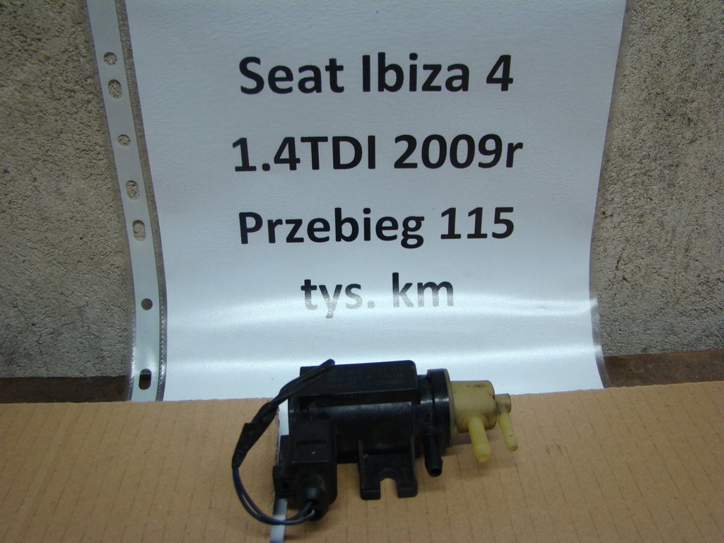Zawór ciśnienia turbiny Seat Ibiza IV 1.4 TDI 2009