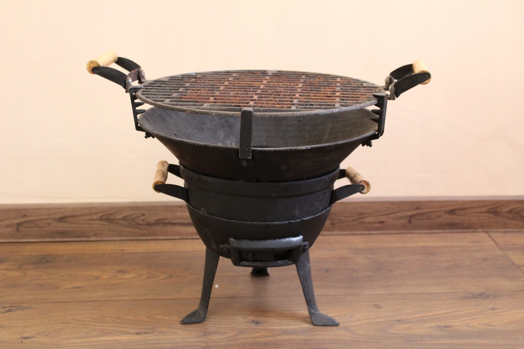 Grill żeliwny stary ciężki do ogrodu