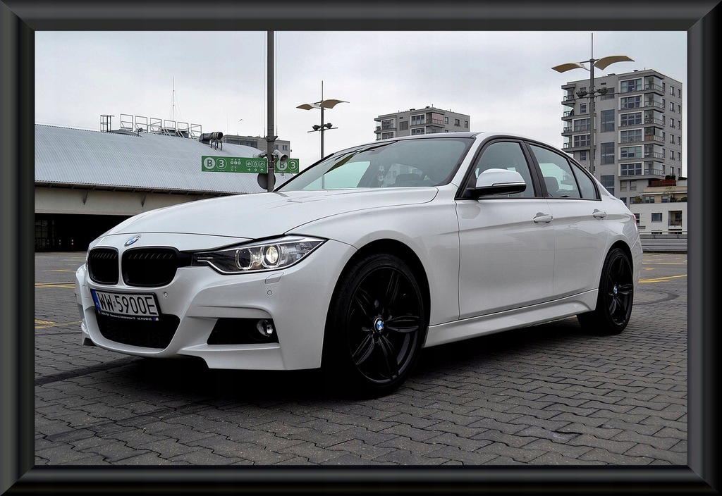 BMW 328i F30 X-Drive M-Pakiet BIAŁA PERŁA Wawa