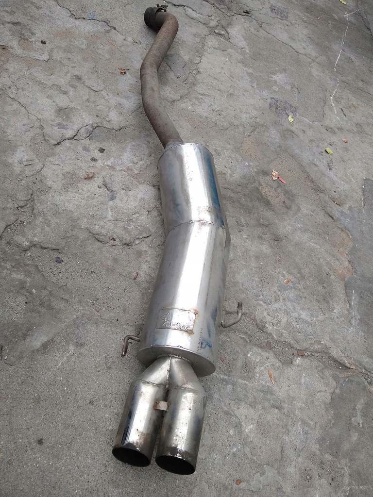 Tłumik końcowy z kwasówki ELTEC do BMW E34