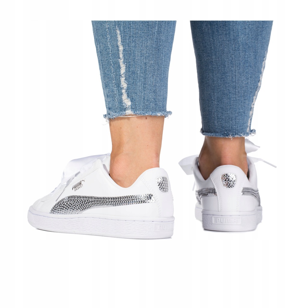 puma basket platform bling junior