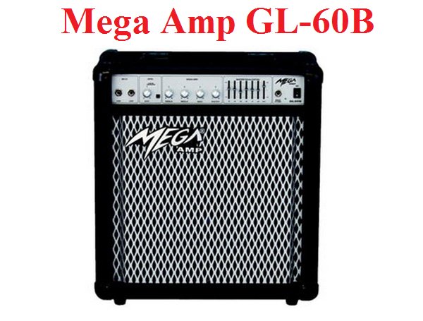 Mega Amp GL 60 B GL 60B Wzmacniacz basowy Krys...