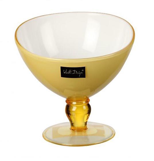 Pucharek do lodów Livio (żółty) Vialli Design