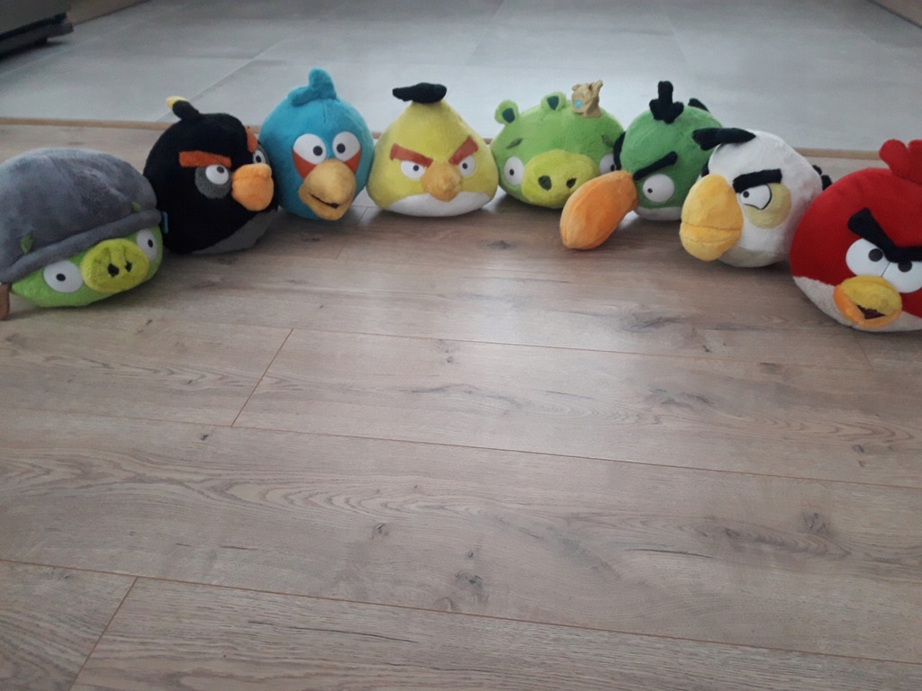 Angry Birds Maskotki Pluszaki Z Tesco Duze 8 Szt 7748271749 Oficjalne Archiwum Allegro