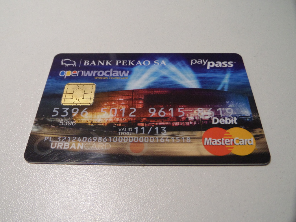 Karta Master Card Euro 2012 - Wrocław