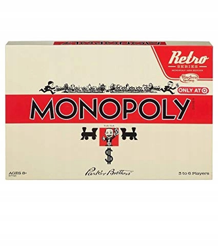 GRA MONOPOLY RETRO B7743 HASBRO PL KATOWICE