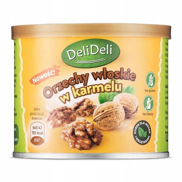 DeliDeli Orzechy Włoskie w Karmelu |Sklep Scrummy|