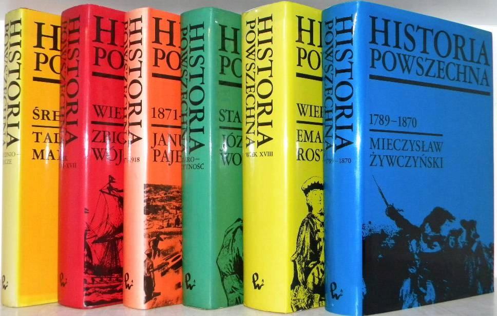 HISTORIA POWSZECHNA ZESTAW 6 TOMÓW BDB