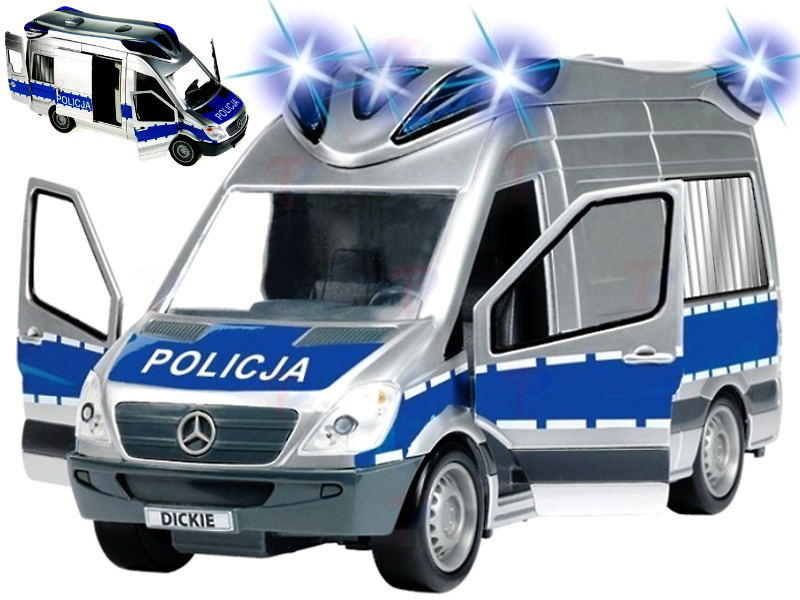 DICKIE DUŻY SAMOCHÓD POLICYJNY POLICJA radiowóz PL