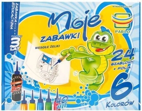 Pablo-farbki witrażowe-wesołe żelki-wiek pow.3 lat