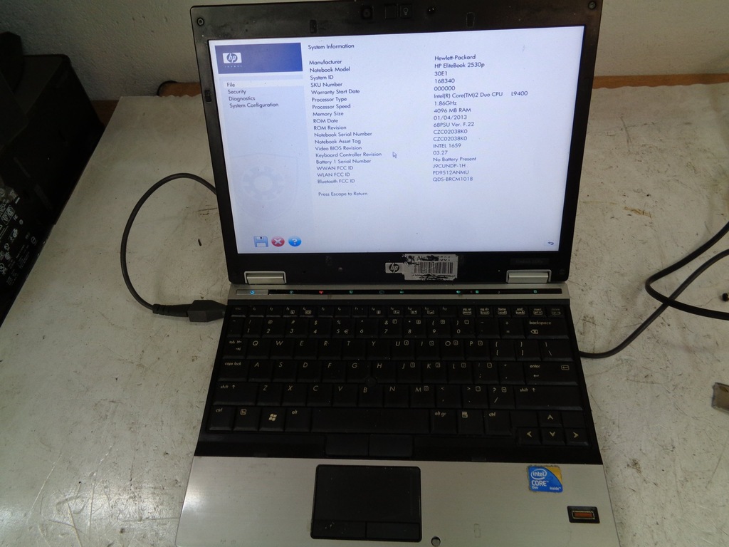 Hp 2530p апгрейд процессора