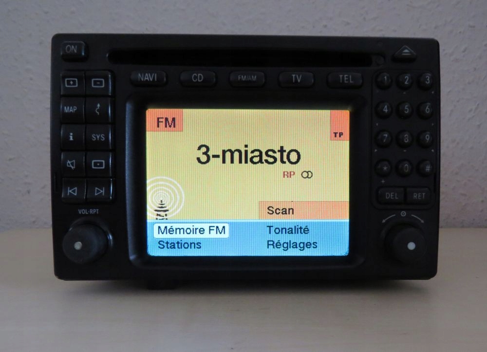 RADIO CD NAWIGACJA COMMAND MERCEDES W210 ML W163